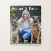 Cute Pets Puzzle Personalized ジグソーパズル (縦)