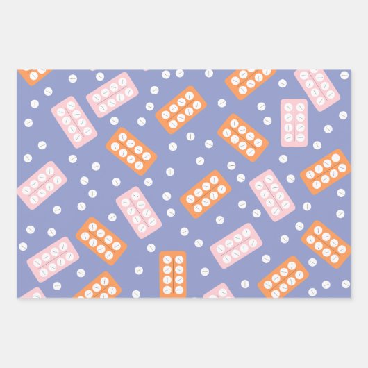 Cute Pharmacy Tech Wrapping Paper ラッピングペーパーシート (正面)