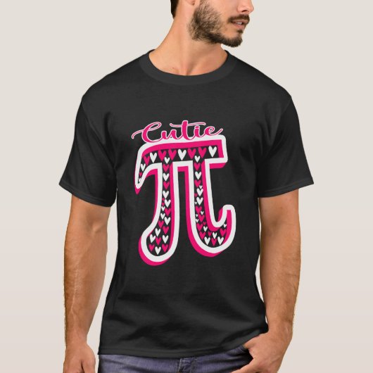 Cute Pi Day Math Day Teacher Women girls Cutie Pi  Tシャツ (正面)