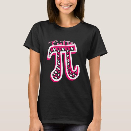 Cute Pi Day Math Day Teacher Women girls Cutie Pi  Tシャツ (正面)