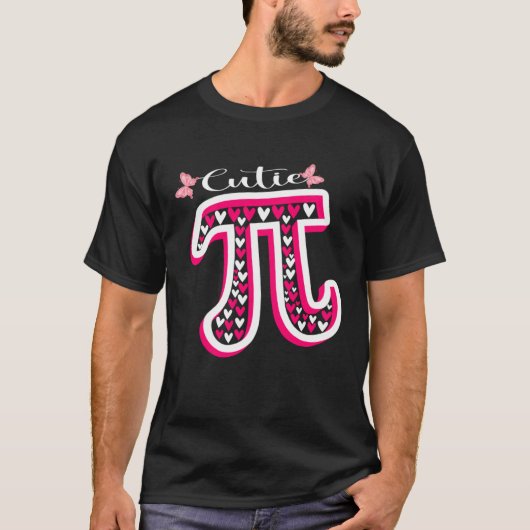 Cute Pi Valentines Day Pi Day Math Day Teacher Wom Tシャツ (正面)
