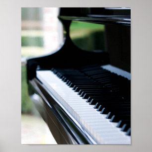 Cute Piano Artwork ポスター