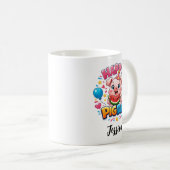 Cute Pig Day Mug – Adorable Pig Lover コーヒーマグカップ (正面右)