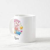 Cute Pig Day Mug – Adorable Pig Lover コーヒーマグカップ (正面左)