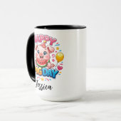 Cute Pig Day Mug – Adorable Pig Lover マグカップ (正面左)