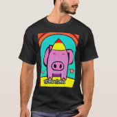 Cute Pig Piggie Oink Oink 15 Tシャツ (正面)