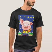 Cute Pig Piggie Oink Oink  16 Tシャツ (正面)