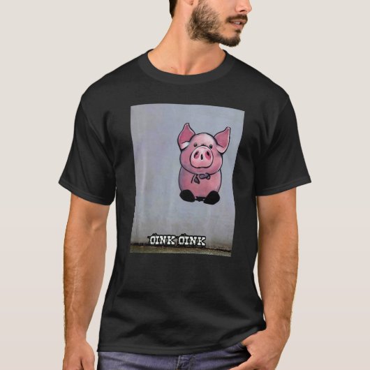 Cute Pig Piggie Oink Oink  1 Tシャツ (正面)