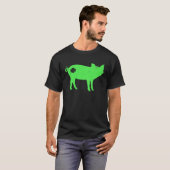 Cute Pig Shamrock St Patrick s Day Saint Paddy s Tシャツ (正面フル)