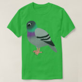 Cute Pigeon Cartoon Tシャツ (デザイン正面)