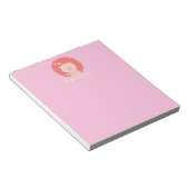 Cute Piglet - Personalized Girls Notepad ノートパッド (アングル)