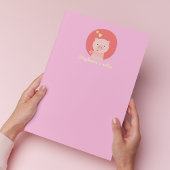 Cute Piglet - Personalized Girls Notepad ノートパッド