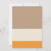 Cute Pilgrim Cat Purrfect Thanksgiving Dinner 招待状 (裏面)