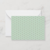 Cute Pink and Aqua Coastal Scooter ノートカード (裏面)