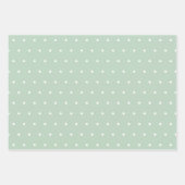 Cute Pink and Aqua Coastal Scooter ラッピングペーパーシート (正面2)