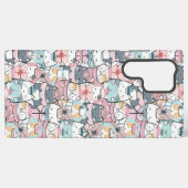 Cute Pink and Purple Anime Jumble Samsung Galaxyケース (裏面横)