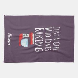 Cute Pink Baking Gifts For Baby Girls Kids Baker キッチンタオル