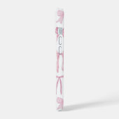 Cute Pink Bows Aesthetic Phone Case iPhone 15ケース (左側面)