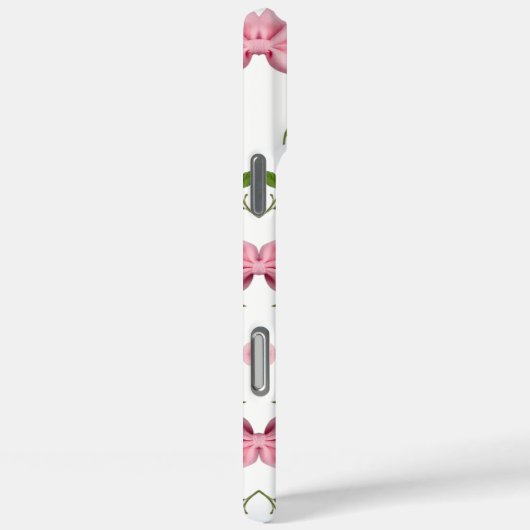 Cute pink bows&cherries Case-Mate iPhoneケース (裏面 / 右)