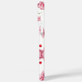 Cute pink bows&cherries Case-Mate iPhoneケース (裏面 / 左)