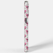 Cute Pink Bows XOXO Doodle Coquette Pattern Case-Mate iPhoneケース (裏面 / 右)