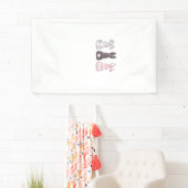 Cute Pink Bunnies Happy Easter Bunny Women Girls T 横断幕 (インサイチュ)
