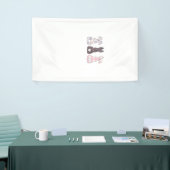 Cute Pink Bunnies Happy Easter Bunny Women Girls T 横断幕 (トレードショー)