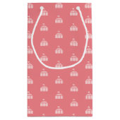 Cute Pink Carnival Circus スモールペーパーバッグ (裏面)