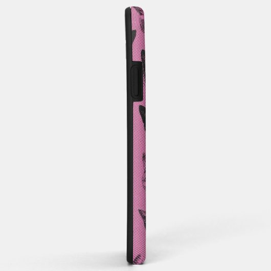 Cute Pink Cat iPhone Case – Soft Aesthetic Vibes Case-Mate iPhoneケース (裏面/右)