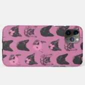 Cute Pink Cat iPhone Case – Soft Aesthetic Vibes Case-Mate iPhoneケース (裏面(横))