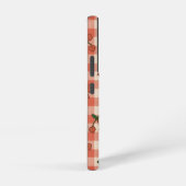 "Cute Pink Cherry Pattern Samsung Galaxy S22 Case  Galaxyケース (右側面)