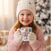 Cute Pink Christmas Cheer Mug マグカップ