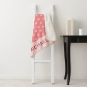 Cute Pink Circus Tent Personalized シェルパブランケット (インサイチュ)