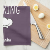 Cute Pink Cooking Gifts For Baby Girls Kids Cook キッチンタオル (四つ折り)