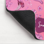 Cute pink Coquette country girl aesthetic pattern マウスパッド (コーナー)