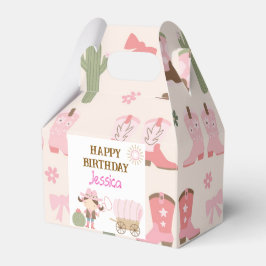 Cute Pink Cowgirl フェイバーボックス