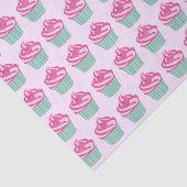 Cute Pink Cupcakes Pattern 薄葉紙 (詳細)