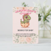 Cute Pink Dino Hatching Soon エンクロージャーカード (スタンド正面)