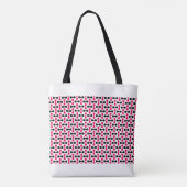 cute pink dumbbell tote bag unisex トートバッグ (裏面)
