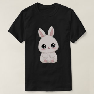 Cute Pink Easter Bunny Tシャツ