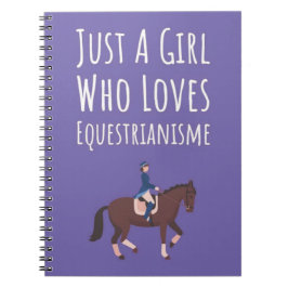 Cute Pink Equestrian Gifts For Baby Girls Kids  ノートブック