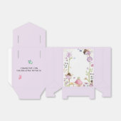 Cute Pink fairy Coquette primer cumpleaños フェイバーボックス (折り畳みなし)