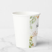 Cute Pink fairy Coquette primer cumpleaños 紙コップ (右)