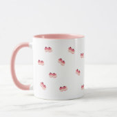 Cute Pink Feminine Coffee Cup マグカップ (左)