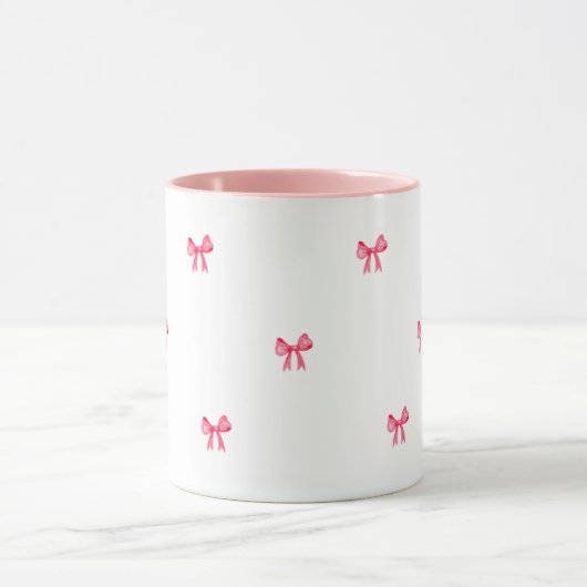 Cute Pink Feminine Coffee Cup マグカップ (中央)