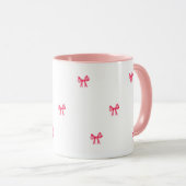 Cute Pink Feminine Coffee Cup マグカップ (正面右)