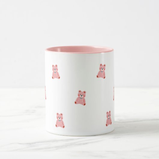 Cute Pink Feminine Coffee Cup マグカップ (中央)