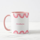 Cute Pink Feminine Coffee Cup マグカップ (左)