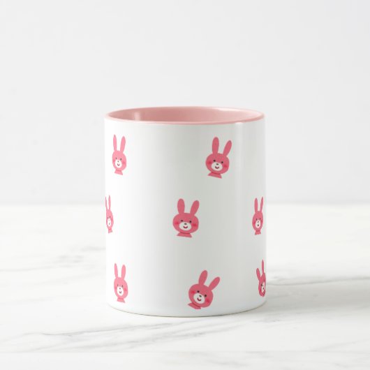 Cute Pink Feminine Coffee Cup マグカップ (中央)