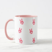 Cute Pink Feminine Coffee Cup マグカップ (左)